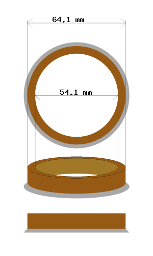 Soviterengas 64.1 → 54.1 mm