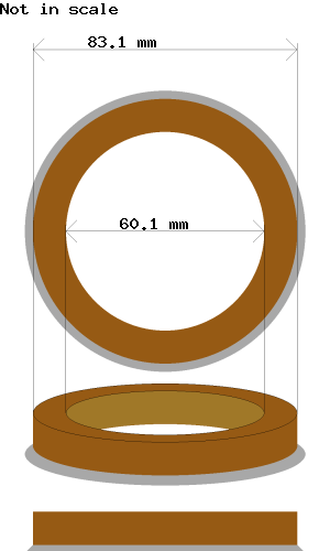Soviterengas 83.1 → 60.1 mm