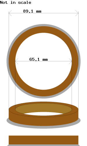 Soviterengas 89.1 → 65.1 mm