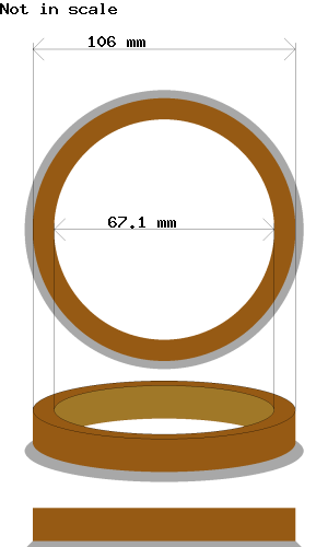 Soviterengas 106.0 → 67.1 mm