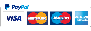 PayPal, Visa, Mastercard, Amex