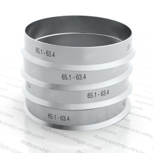 Soviterenkaat 65.1-63.4 mm (Alumiini) — 4 kpl sarja