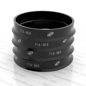 Soviterenkaat 71.6 → 66.6 mm — 4 kpl sarja